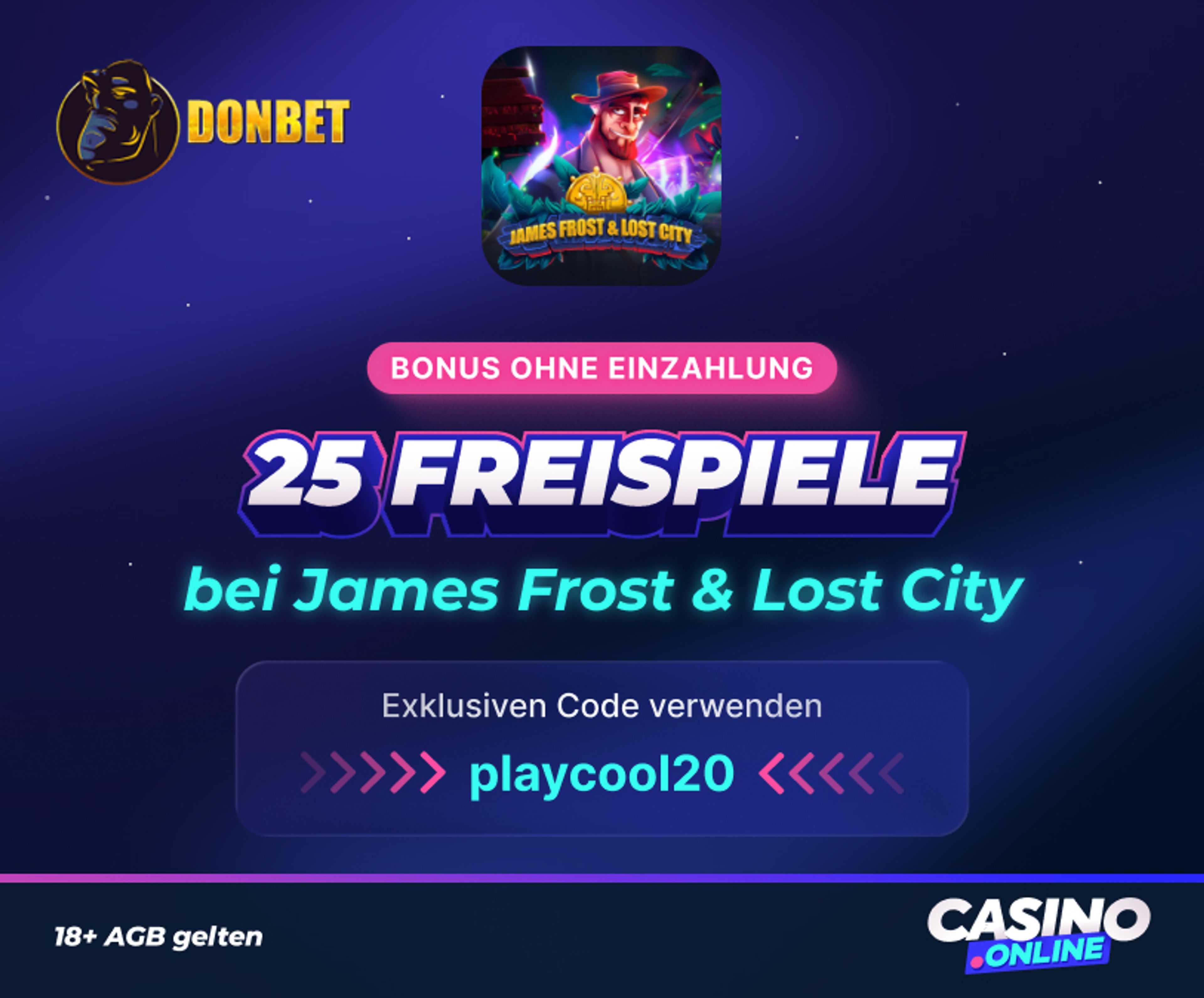 Donbet Casino Freispiele ohne Einzahlung